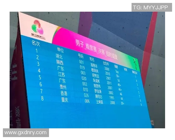武汉攀岩队表现优异最新攀岩状态TOP10榜单揭晓